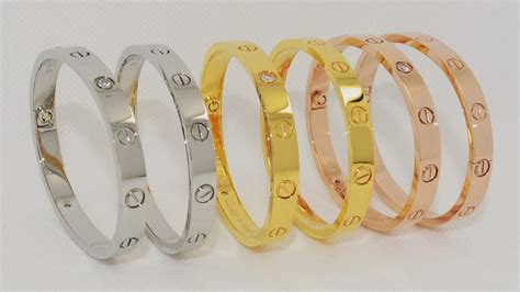 cartier love bracelet yellow gold replica|cartier love bracelet knockoff.